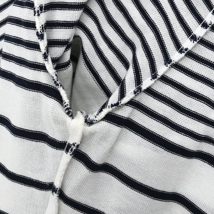 Chanel Short Sleeve Border Top White #36