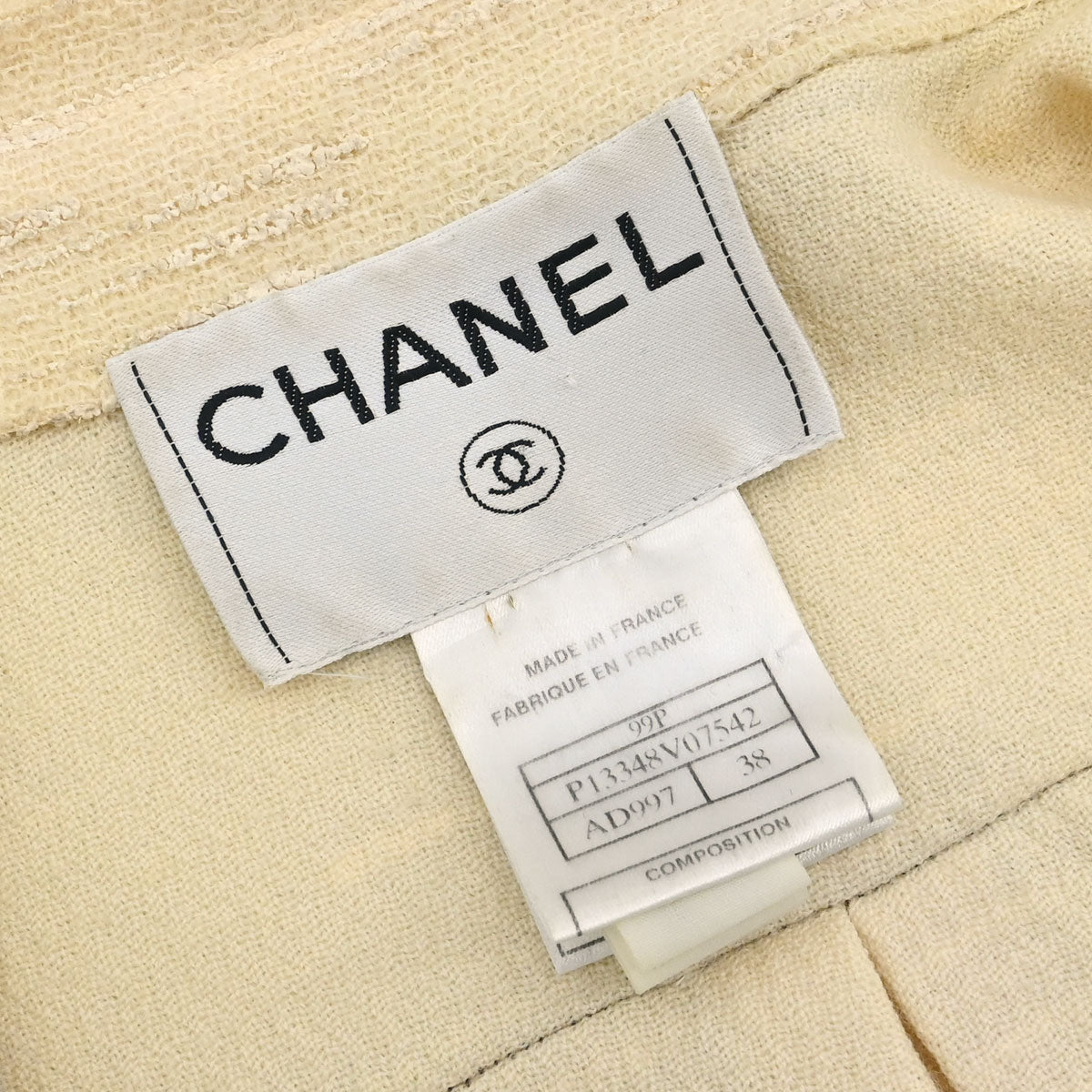 Chanel 1999 Jacket Beige #38