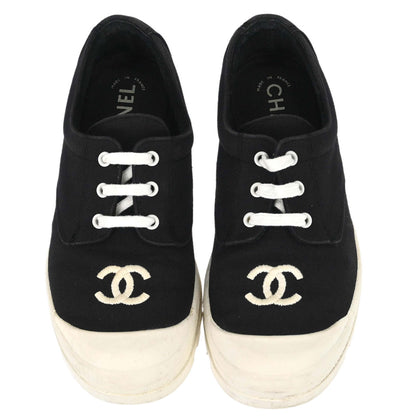 Chanel * Sneakers Black White Shoes #36