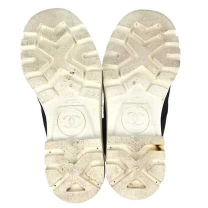 Chanel * Sneakers Black White Shoes #36