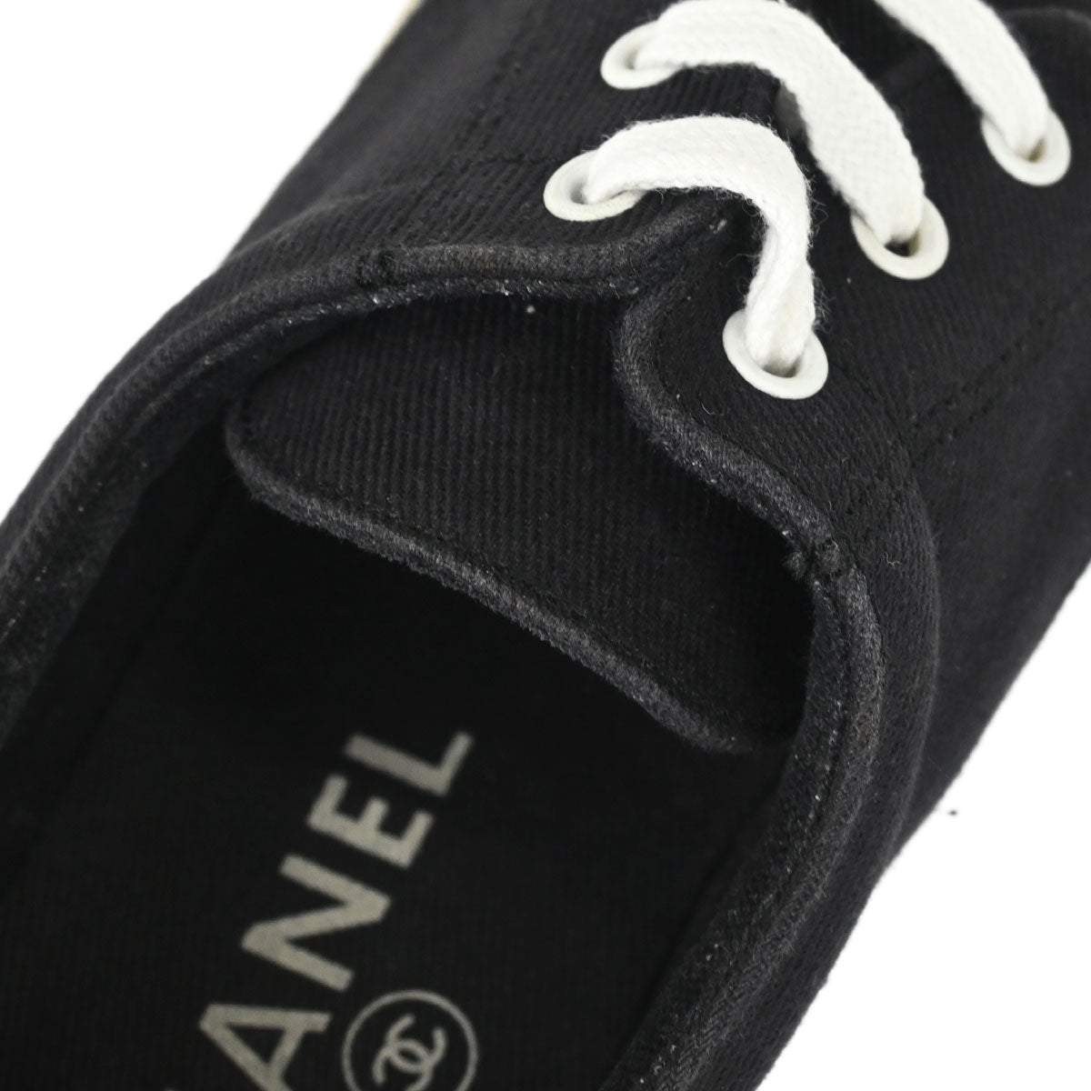 Chanel * Sneakers Black White Shoes #36 – AMORE Vintage Tokyo
