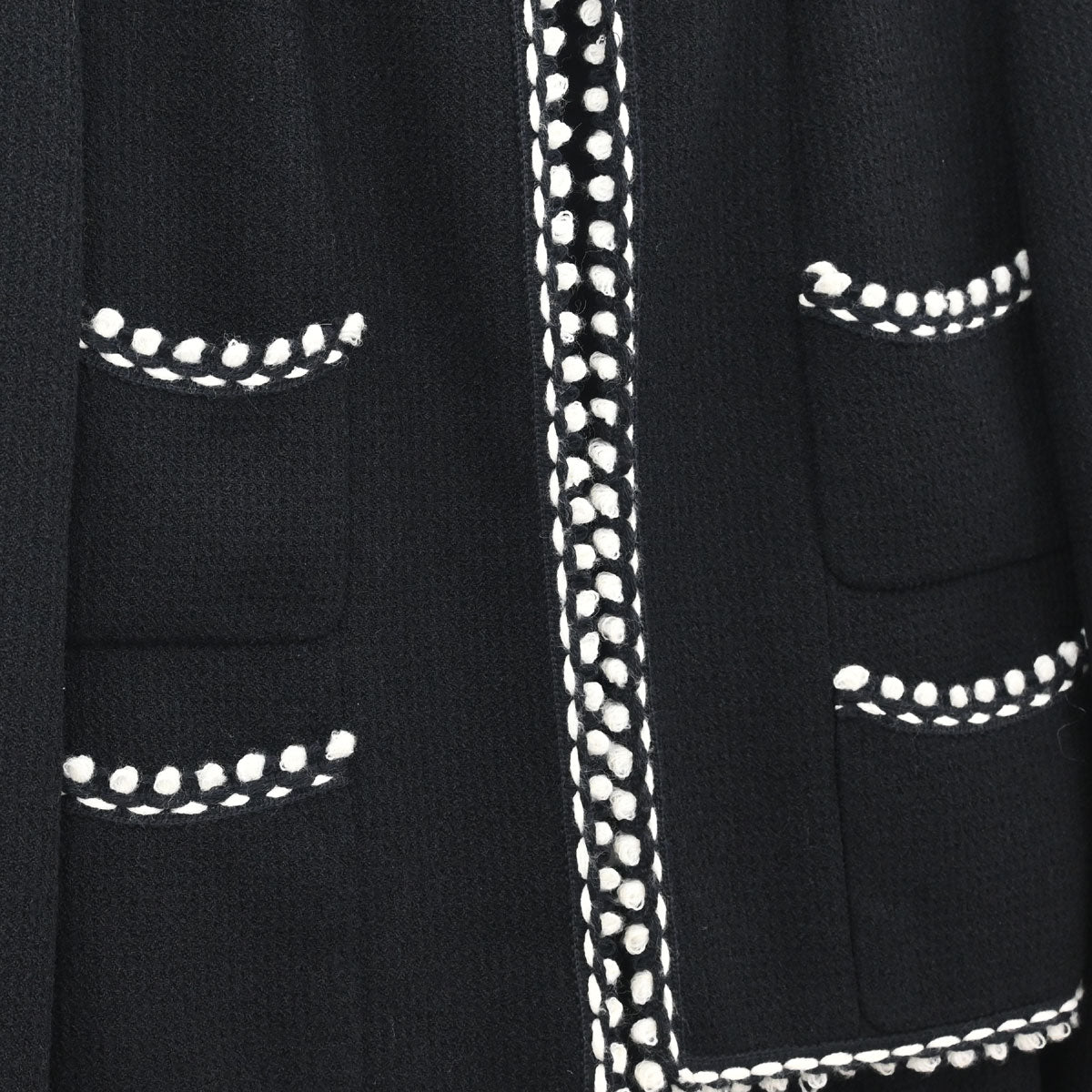 Chanel 1994 Setup Suit Jacket Skirt Black #36 #38