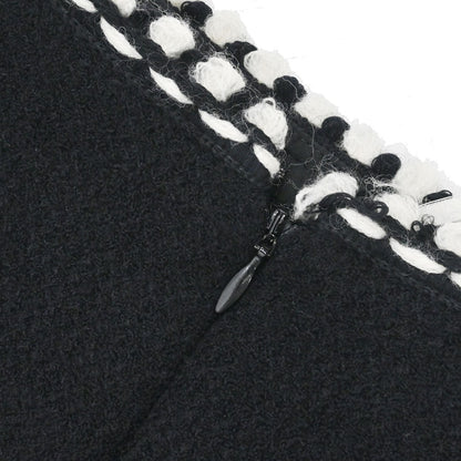 Chanel 1994 Setup Suit Jacket Skirt Black #36 #38