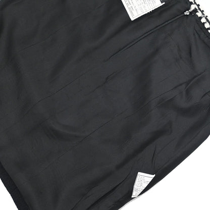 Chanel 1994 Setup Suit Jacket Skirt Black #36 #38