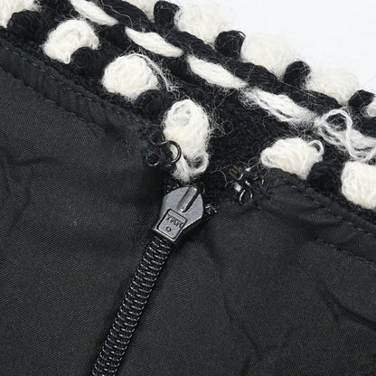Chanel 1994 Setup Suit Jacket Skirt Black #36 #38
