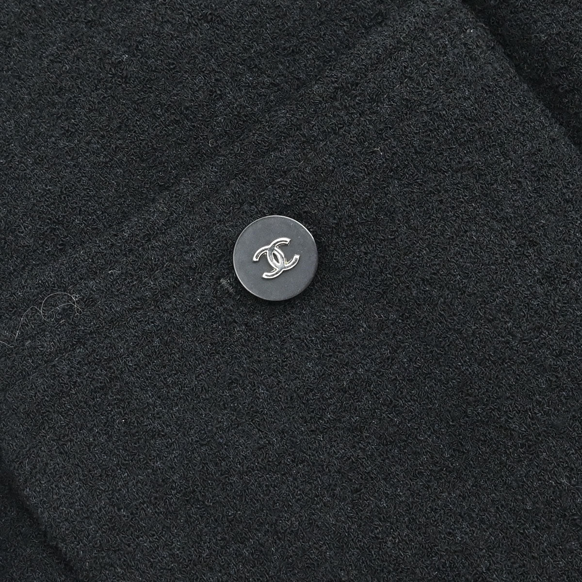 Chanel 1996 Setup Suit Jacket Skirt Black #42