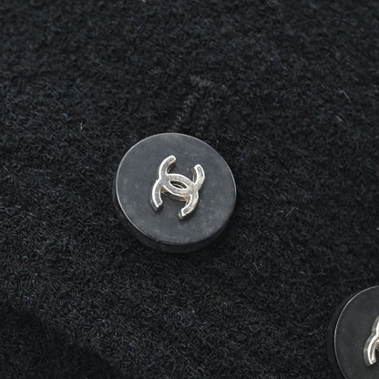 Chanel 1996 Setup Suit Jacket Skirt Black #42