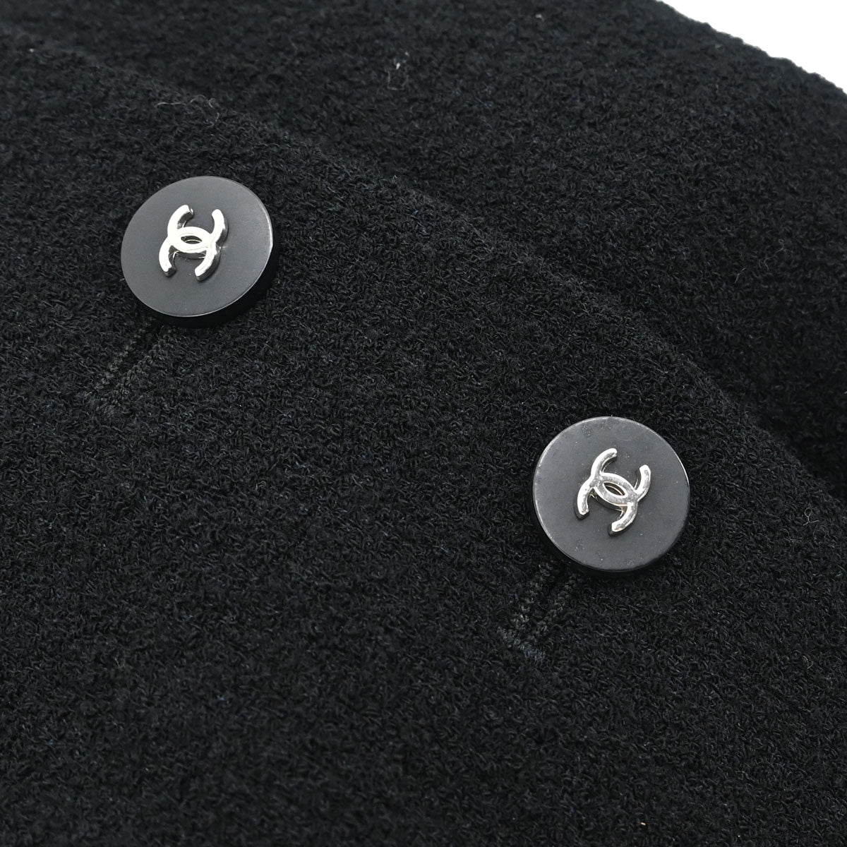Chanel 1996 Setup Suit Jacket Skirt Black #42