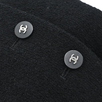 Chanel 1996 Setup Suit Jacket Skirt Black #42