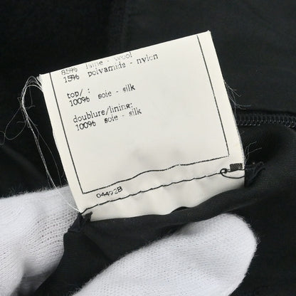 Chanel 1996 Setup Suit Jacket Skirt Black #42