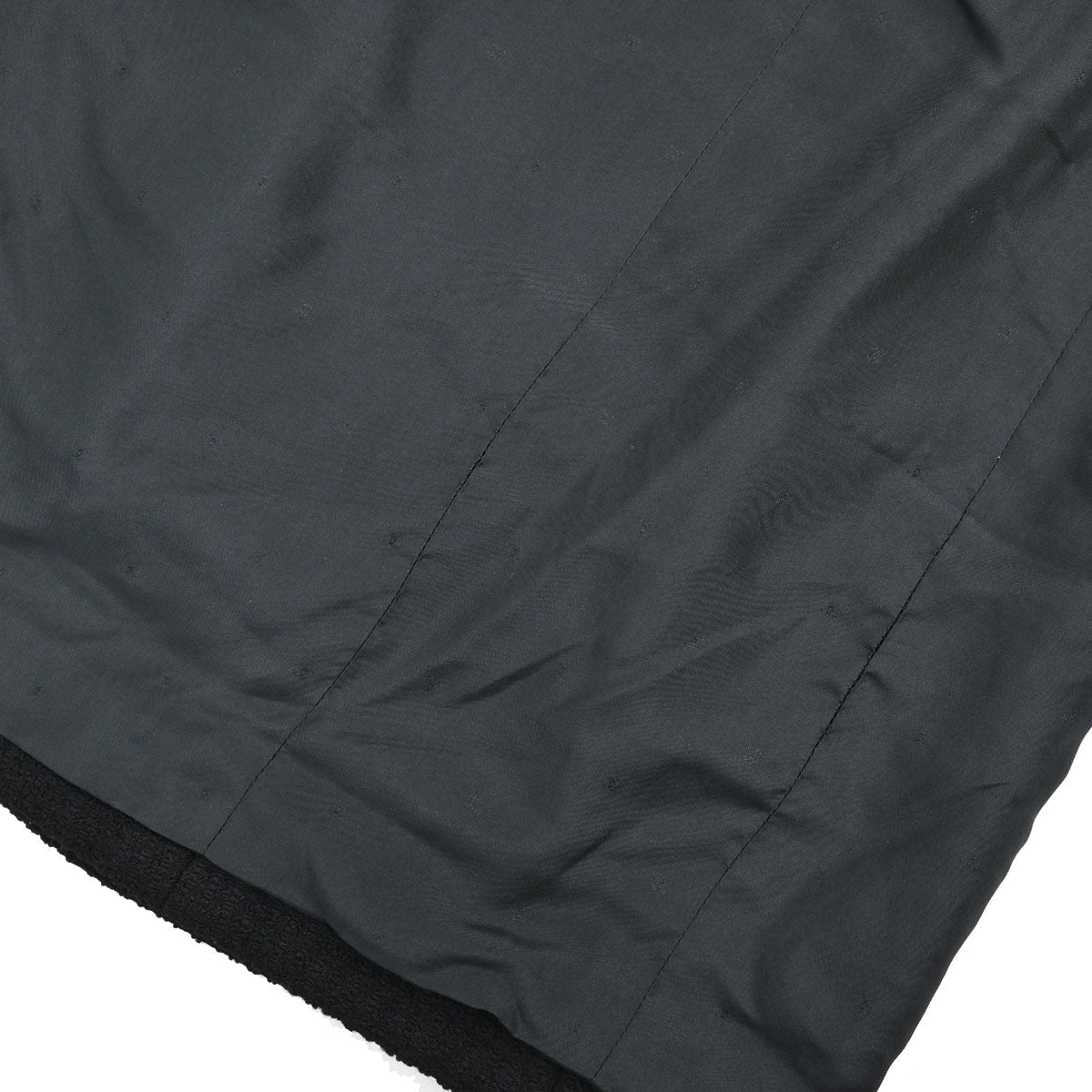 Chanel Setup Suit Jacket Skirt Tweed Black