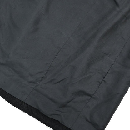 Chanel Setup Suit Jacket Skirt Tweed Black