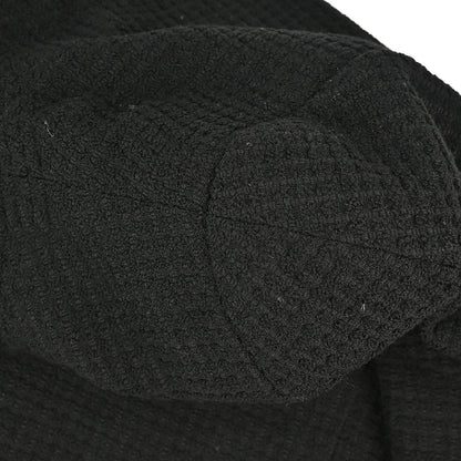Chanel Setup Suit Jacket Skirt Tweed Black