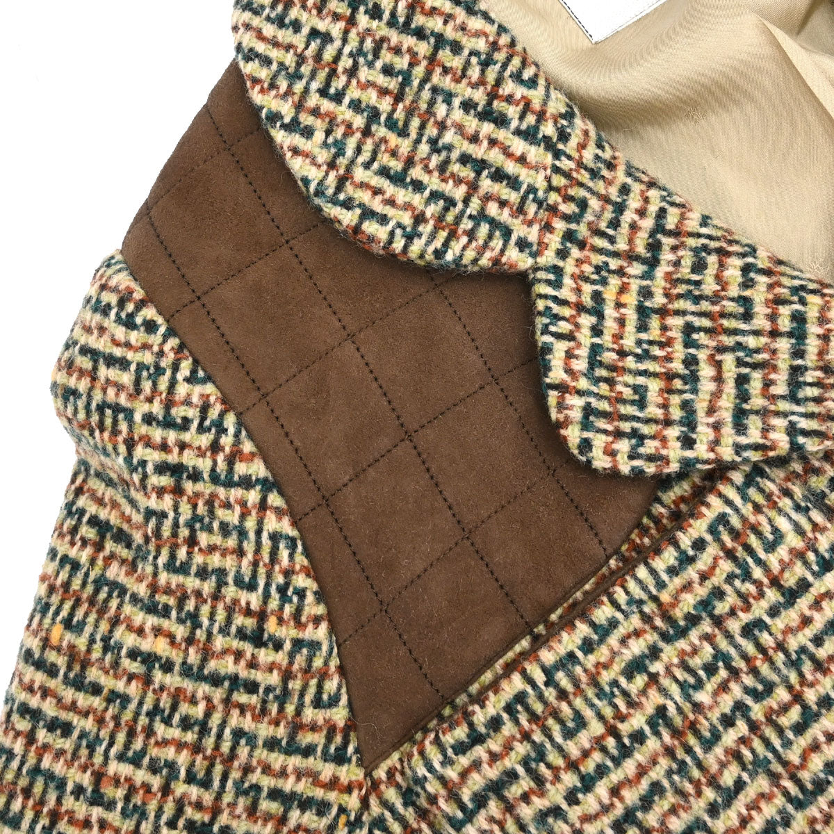 Chanel Single Breasted Tweed Jacket Brown
