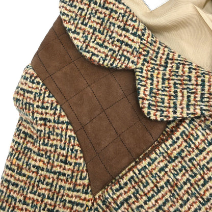 Chanel Single Breasted Tweed Jacket Brown