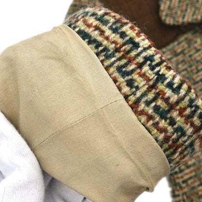 Chanel Single Breasted Tweed Jacket Brown