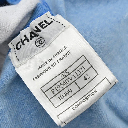 Chanel 2002 Surf Line Sleeveless Tank Top Blue #42
