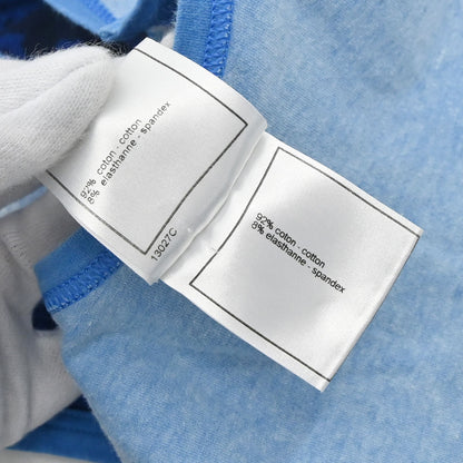 Chanel 2002 Surf Line Sleeveless Tank Top Blue #42