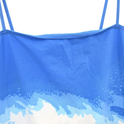 Chanel 2002 Surf Line Camisole Dress Blue #38