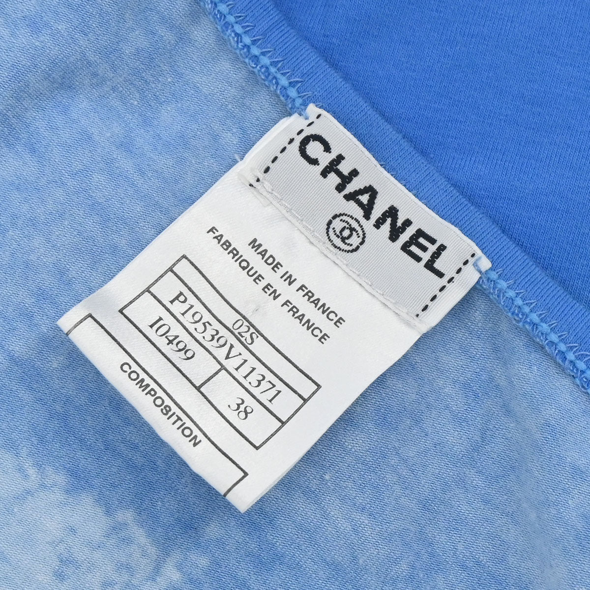 Chanel 2002 Surf Line Camisole Dress Blue #38