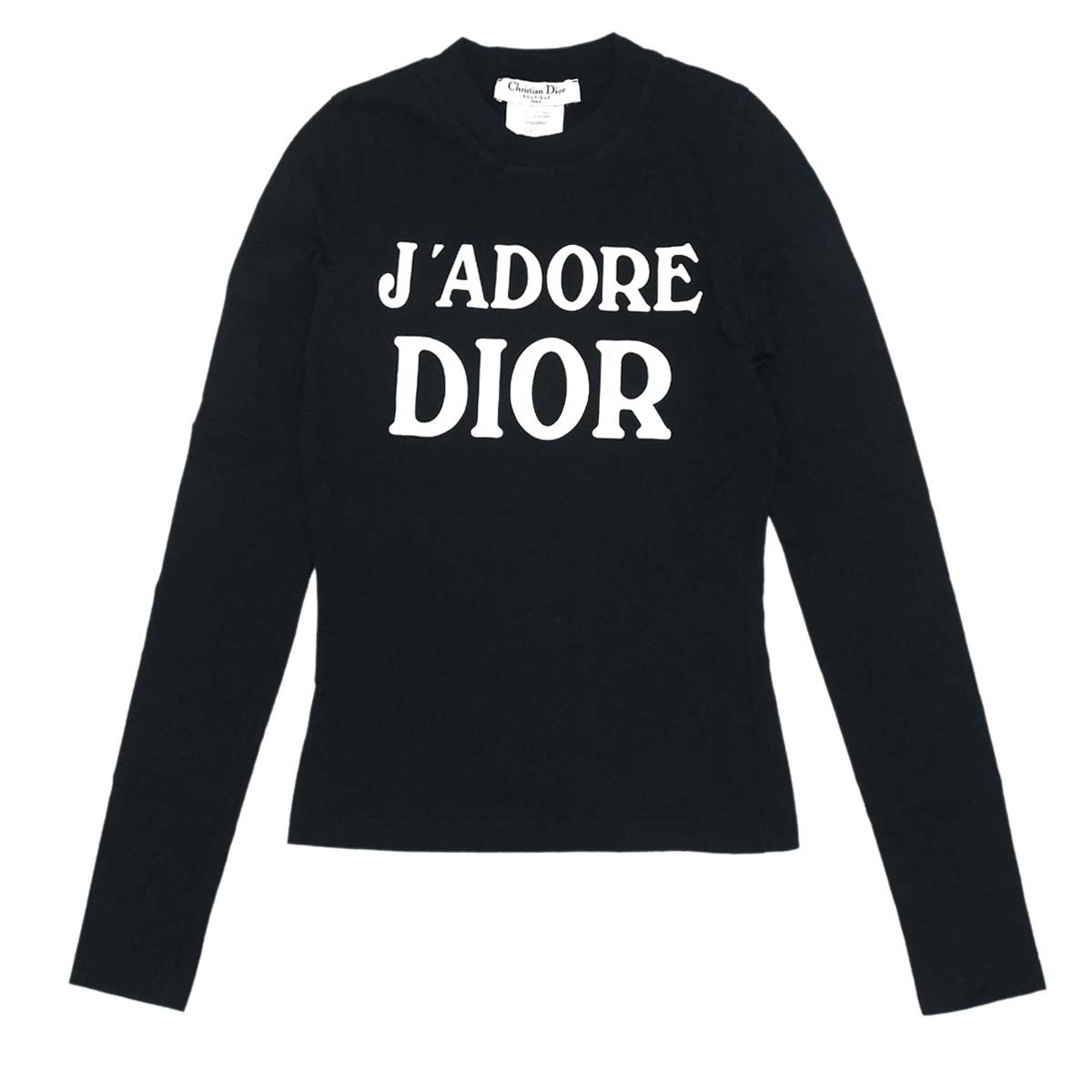 Christian Dior 2001 Logo Long Sleeve T-shirt Black #36