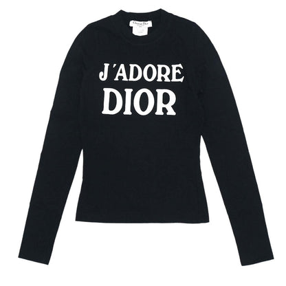 Christian Dior 2001 Logo Long Sleeve T-shirt Black #36