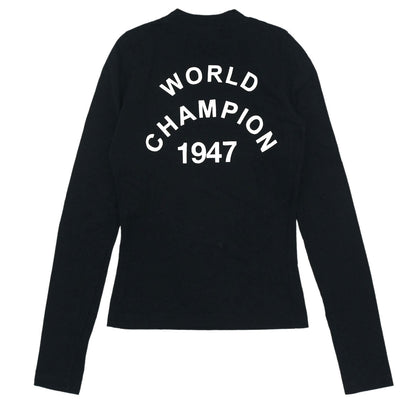 Christian Dior 2001 Logo Long Sleeve T-shirt Black #36