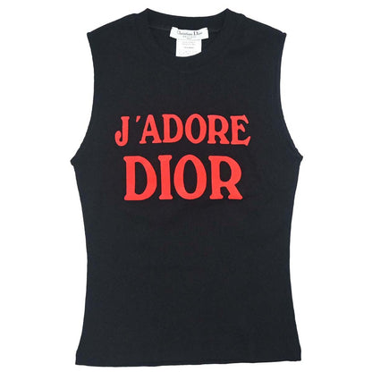 Christian Dior 2003 Sleeveless Tank Top Black #40