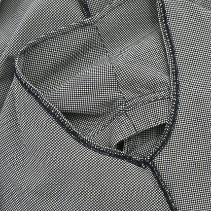 Christian Dior 2002 Sleeveless Tank Top Houndstooth Black #38