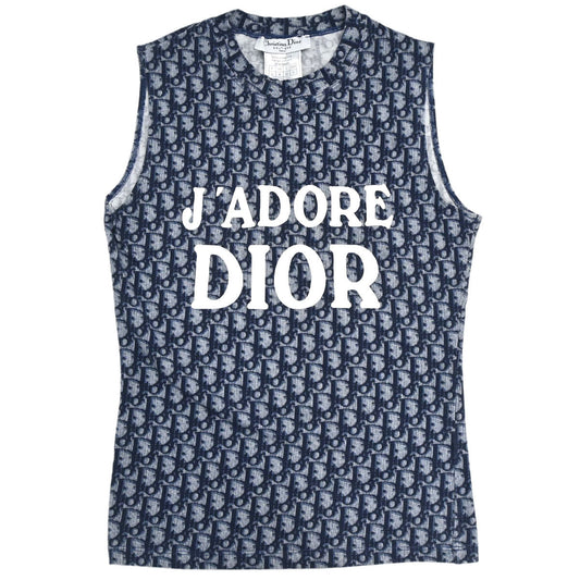 Christian Dior 2003 Trotter Tank Top Navy #36