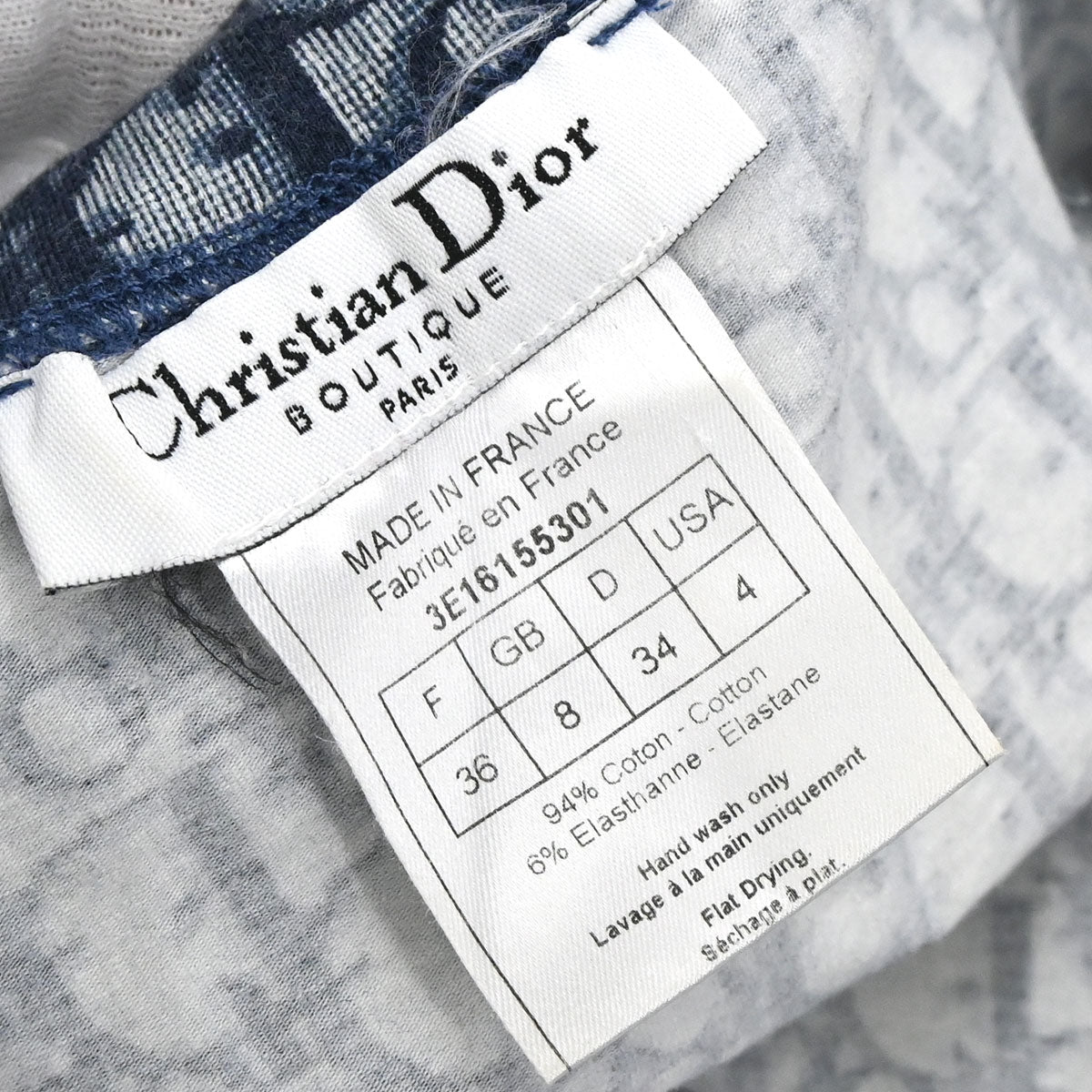 Christian Dior 2003 Trotter Tank Top Navy #36