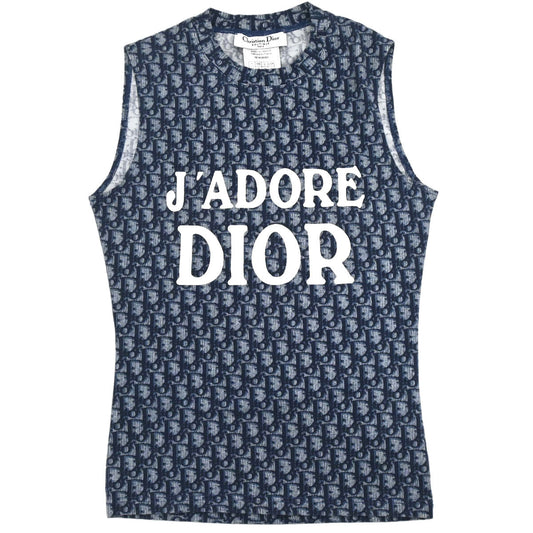 Christian Dior 2003 Trotter Tank Top Navy #36