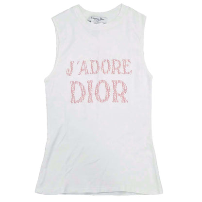Christian Dior 2004 Tank Top Trotter White #38