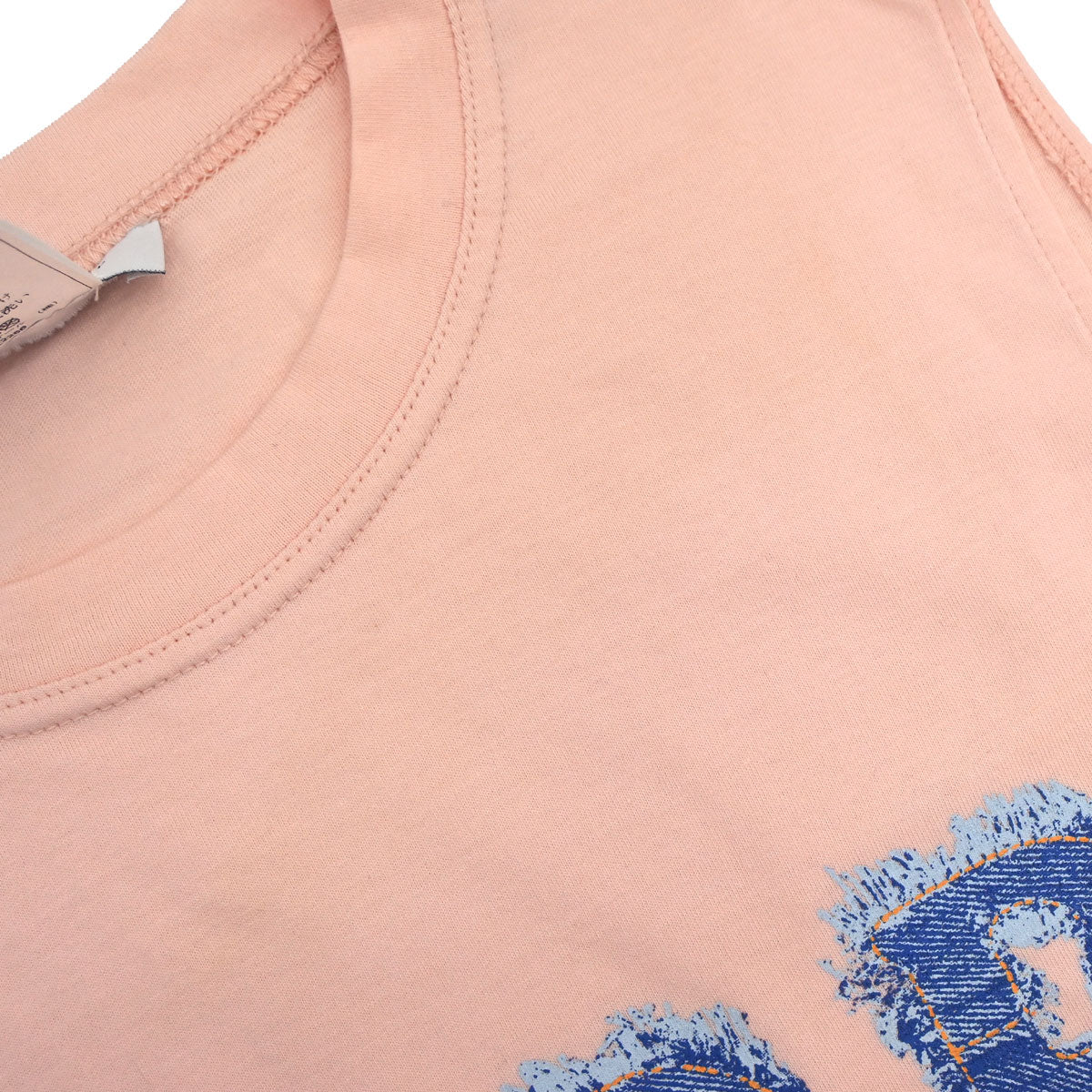 Christian Dior 2003 Sleeveless Tank Top Denim Print Pink #42