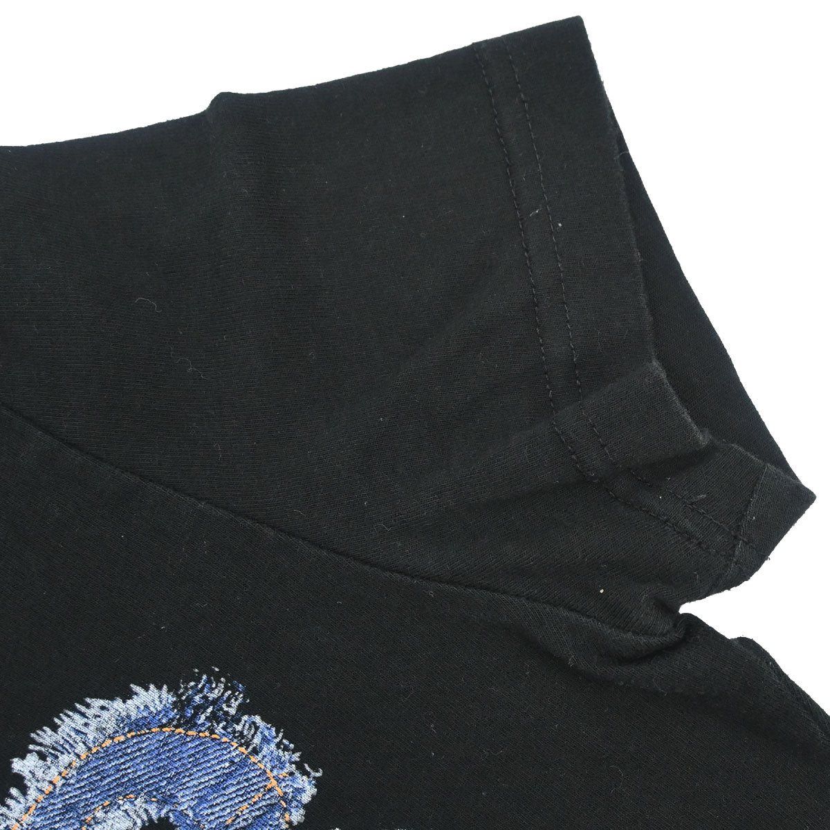 Christian Dior 2002 T-shirt Top Denim Print Black #38