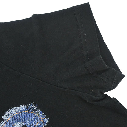Christian Dior 2002 T-shirt Top Denim Print Black #38