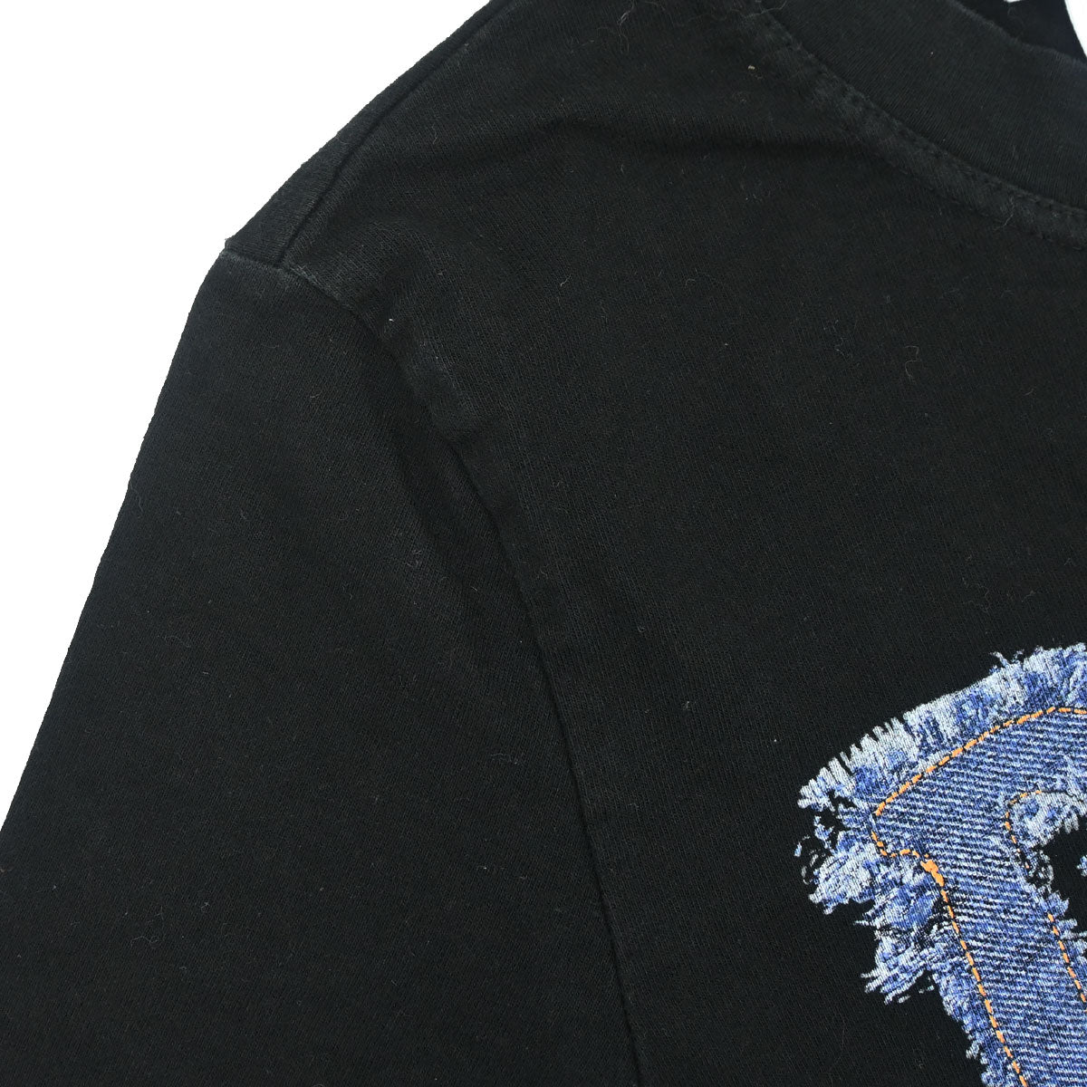 Christian Dior 2002 T-shirt Top Denim Print Black #38