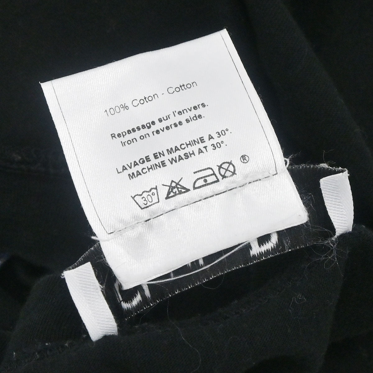 Christian Dior 2002 T-shirt Top Denim Print Black #38