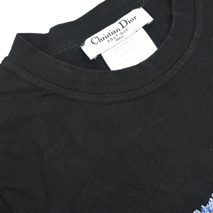 Christian Dior 2003 T-shirt Top Denim Print Black #36