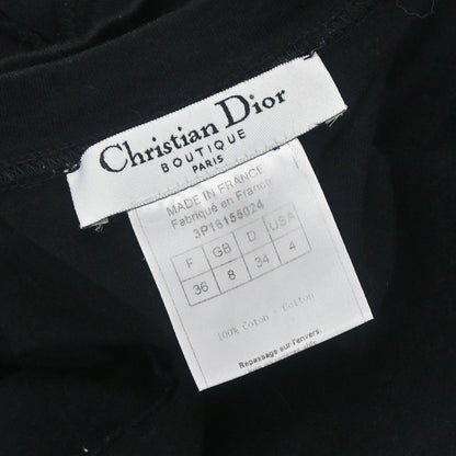 Christian Dior 2003 T-shirt Top Denim Print Black #36