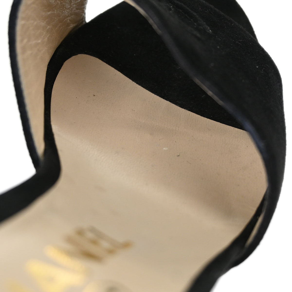 Chanel * CC Black Suede Mules Shoes #36