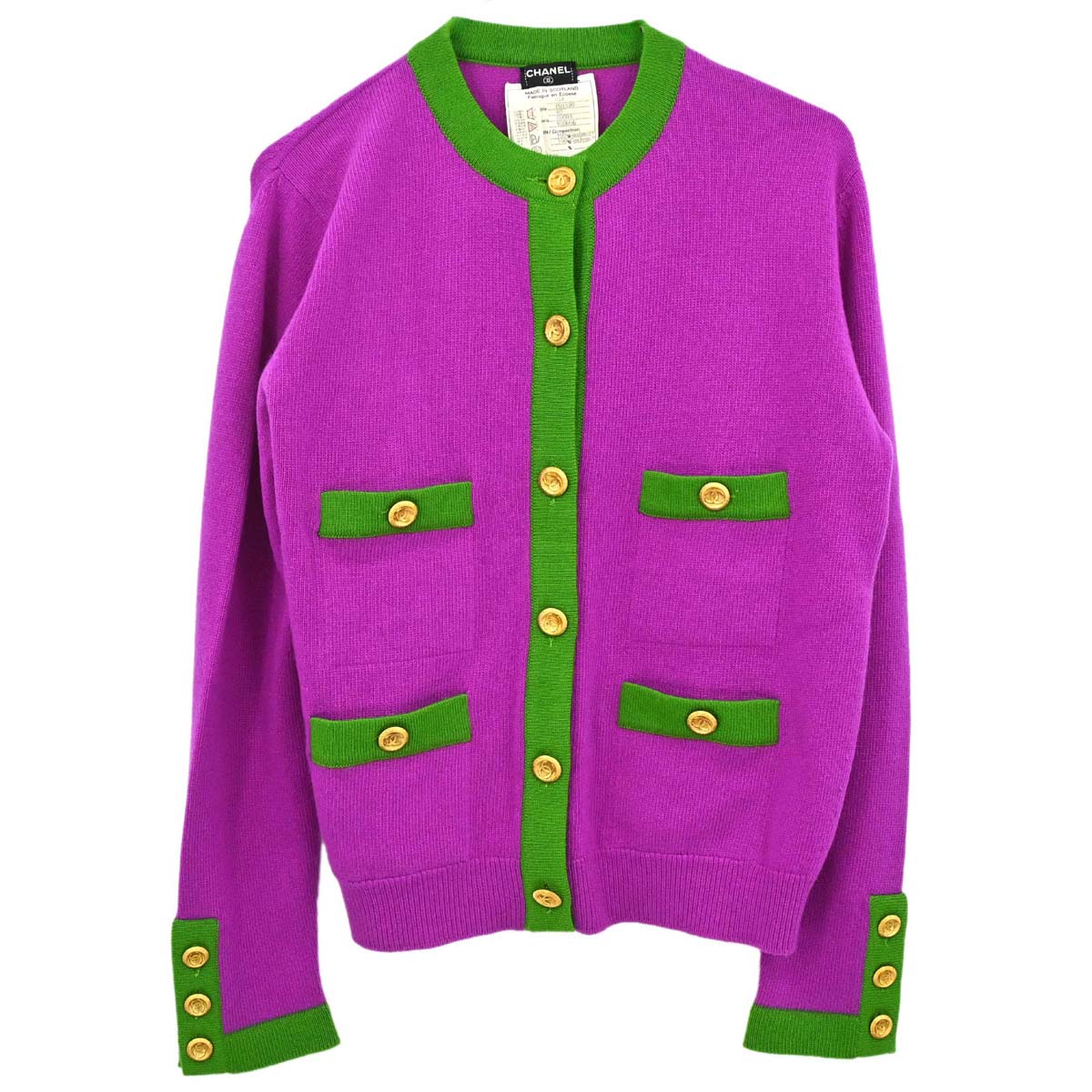 Chanel 1993 Cardigan Purple #40