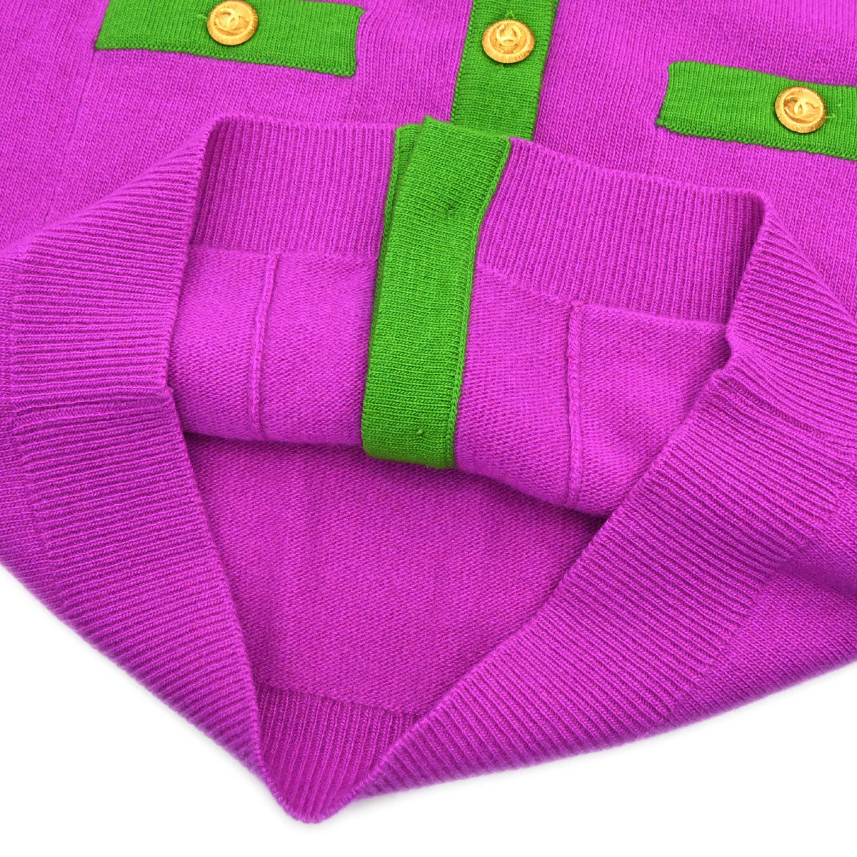 Chanel 1993 Cardigan Purple #40