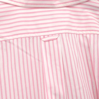 Chanel Striped Shirt Blouse Pink