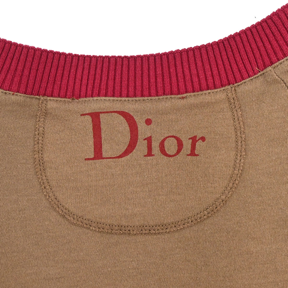 Christian Dior 2004 Short Sleeve Top T-shirt Brown Rasta-Color #40
