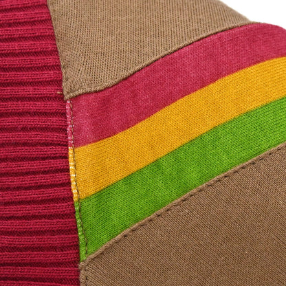 Christian Dior 2004 Short Sleeve Top T-shirt Brown Rasta-Color #40