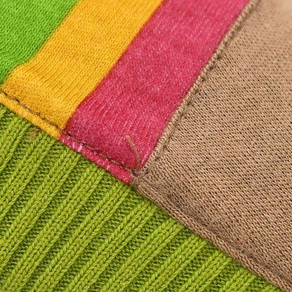 Christian Dior 2004 Short Sleeve Top T-shirt Brown Rasta-Color #40