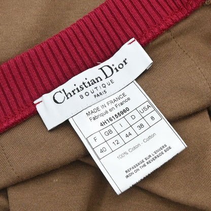 Christian Dior 2004 Short Sleeve Top T-shirt Brown Rasta-Color #40