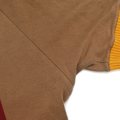 Christian Dior 2004 Short Sleeve Top T-shirt Brown Rasta-Color #38