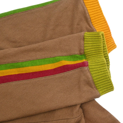 Christian Dior 2004 Short Sleeve Top T-shirt Brown Rasta-Color #38